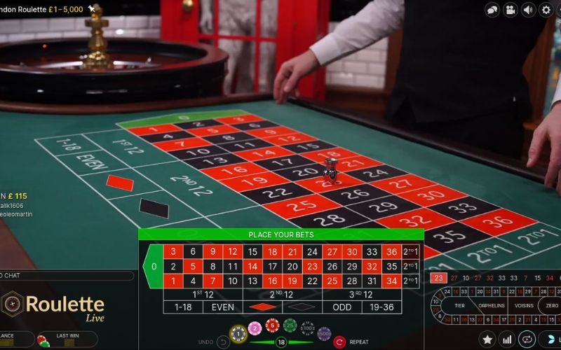 Các kiểu cược trong roulette và cách phân biệt