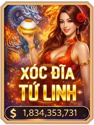 xóc đĩa tứ linh